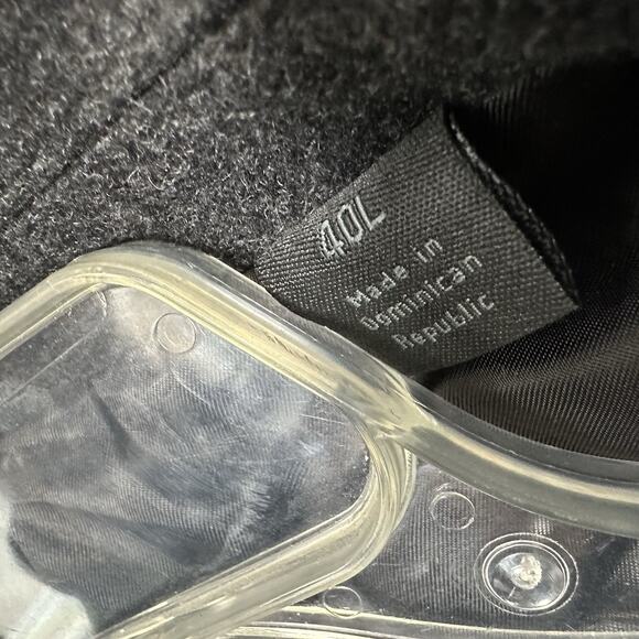 Calvin Klein Mens Prosper Wool Pea Coat Slim Fit 40L Charcoal Gray Overcoat NWOT - Picture 13 of 16